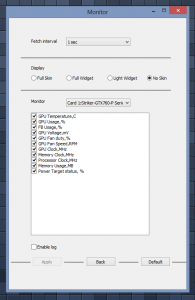 STRIKER GTX 760 11 Monitoring Parameters GPU TWEAK