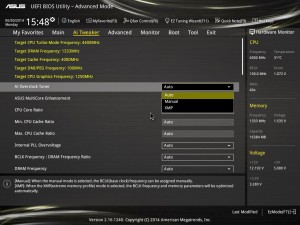 Z97 Ai Overclock Tuner Settings