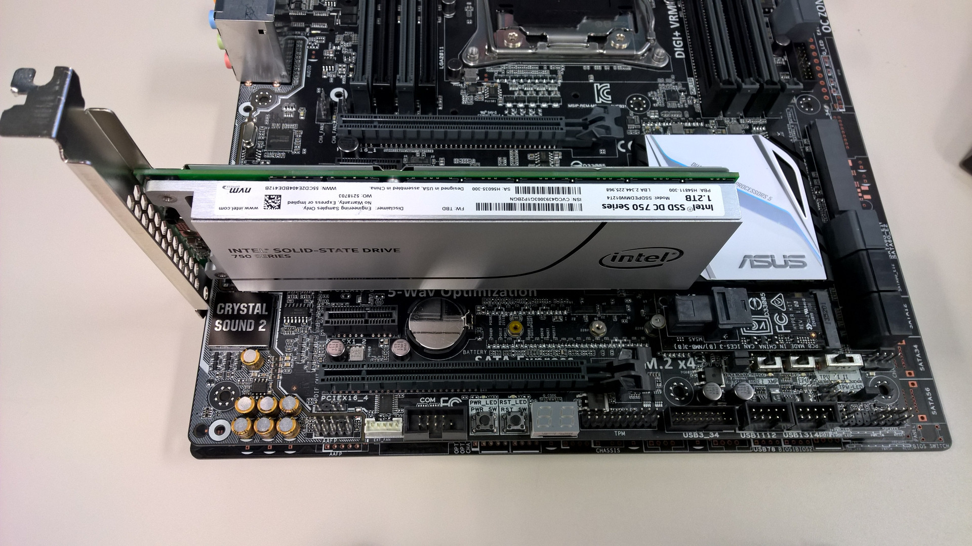 Nvme ssd store motherboard