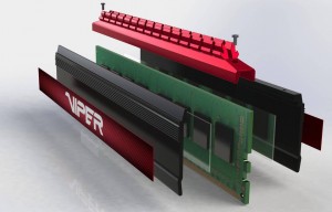 Viper 4 DDR 4 Heatsink assembly exploded view