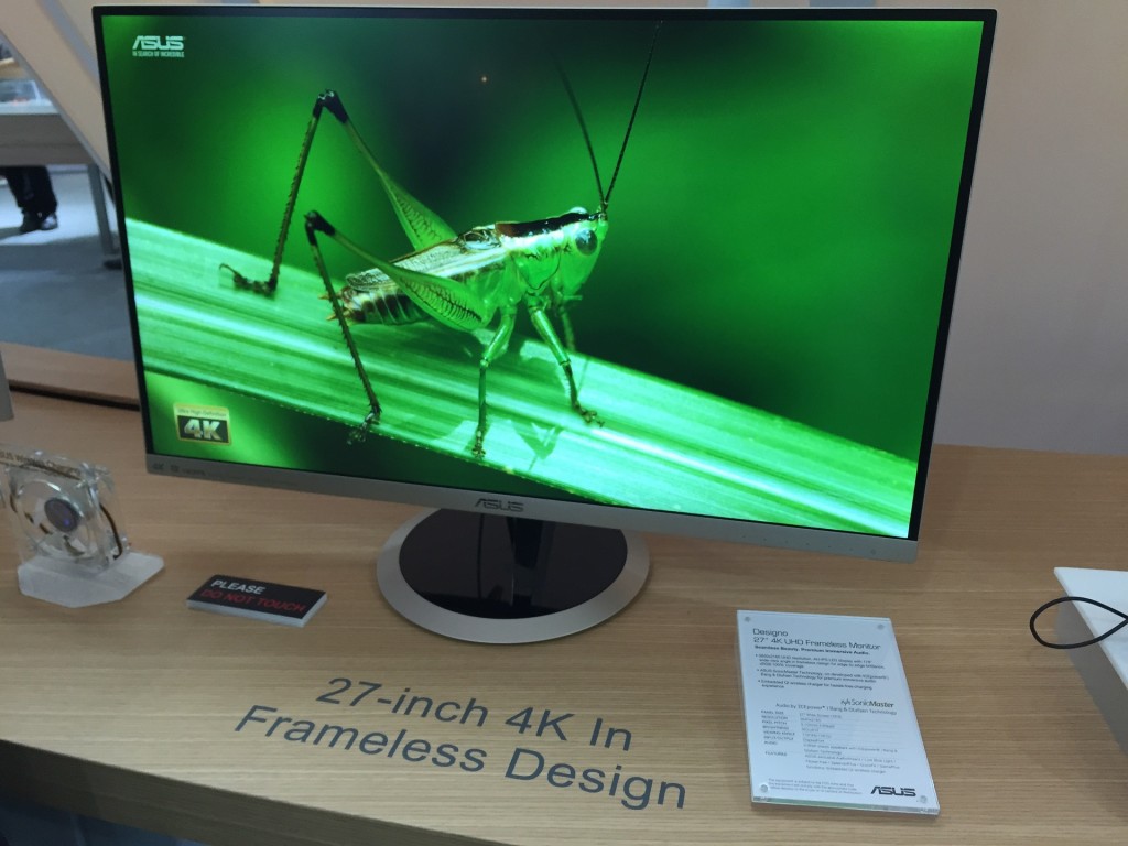 ASUS 27 inch frameless 4K monitor