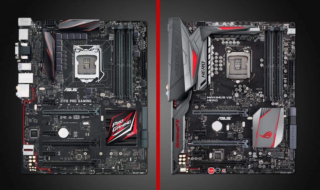 Z170 Pro Gaming vs Maximus VIII Hero