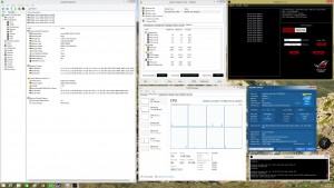 6700K 4.6GHz DDR4 3000MHz Z170-Deluxe ROG RealBench 1 Hour Stress Test Passed