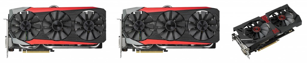 STRIX R9 390X, 390 & 380 Side by Side