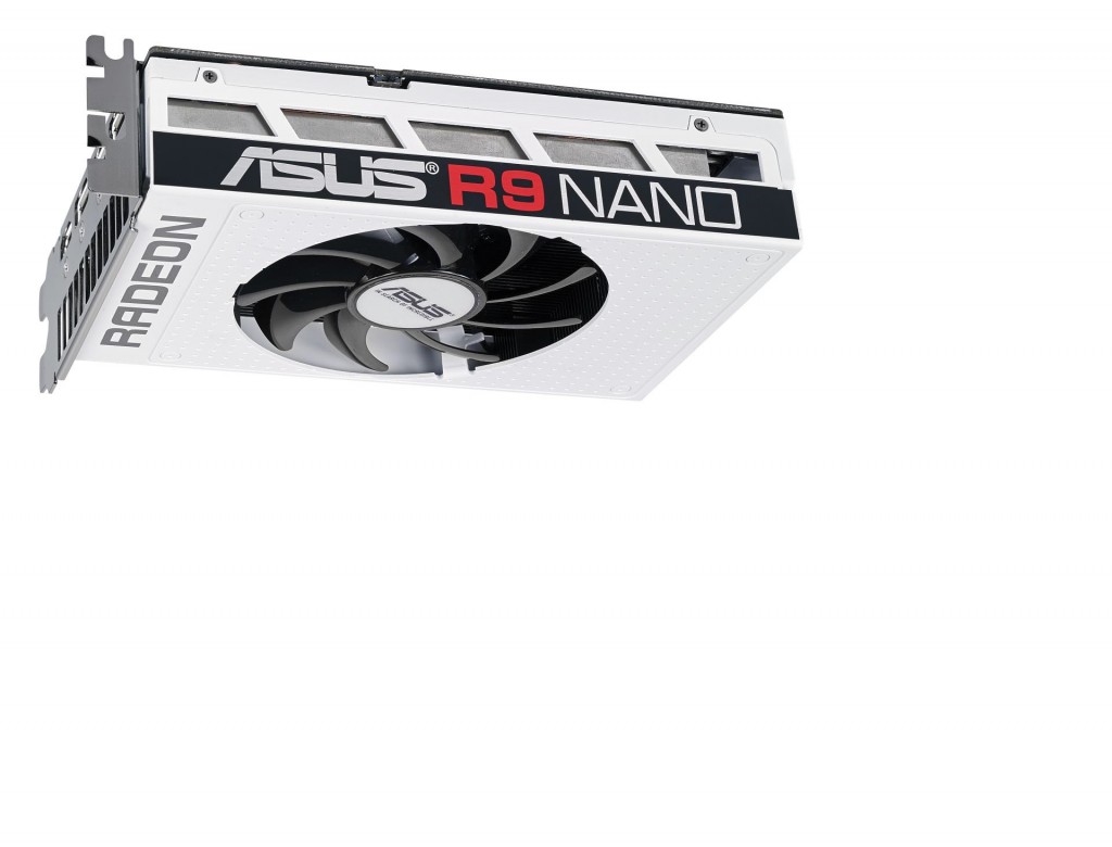 ASUS R9 NANO White Edition with ASUS AMD NANO Logo
