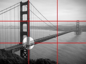 rule of thirds on bridge