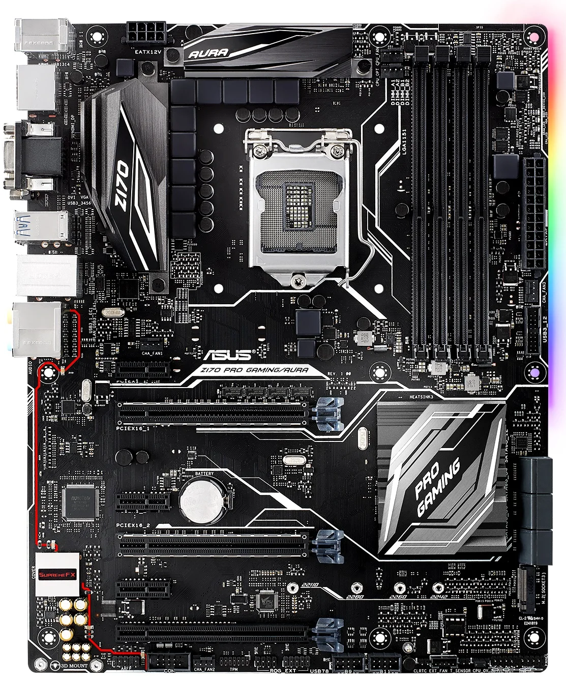 Z170 Pro Gaming Aura_2D with Aura