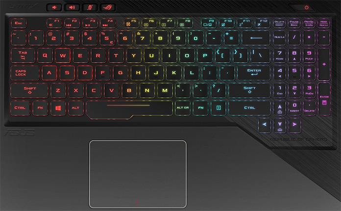 asus laptop rgb keyboard