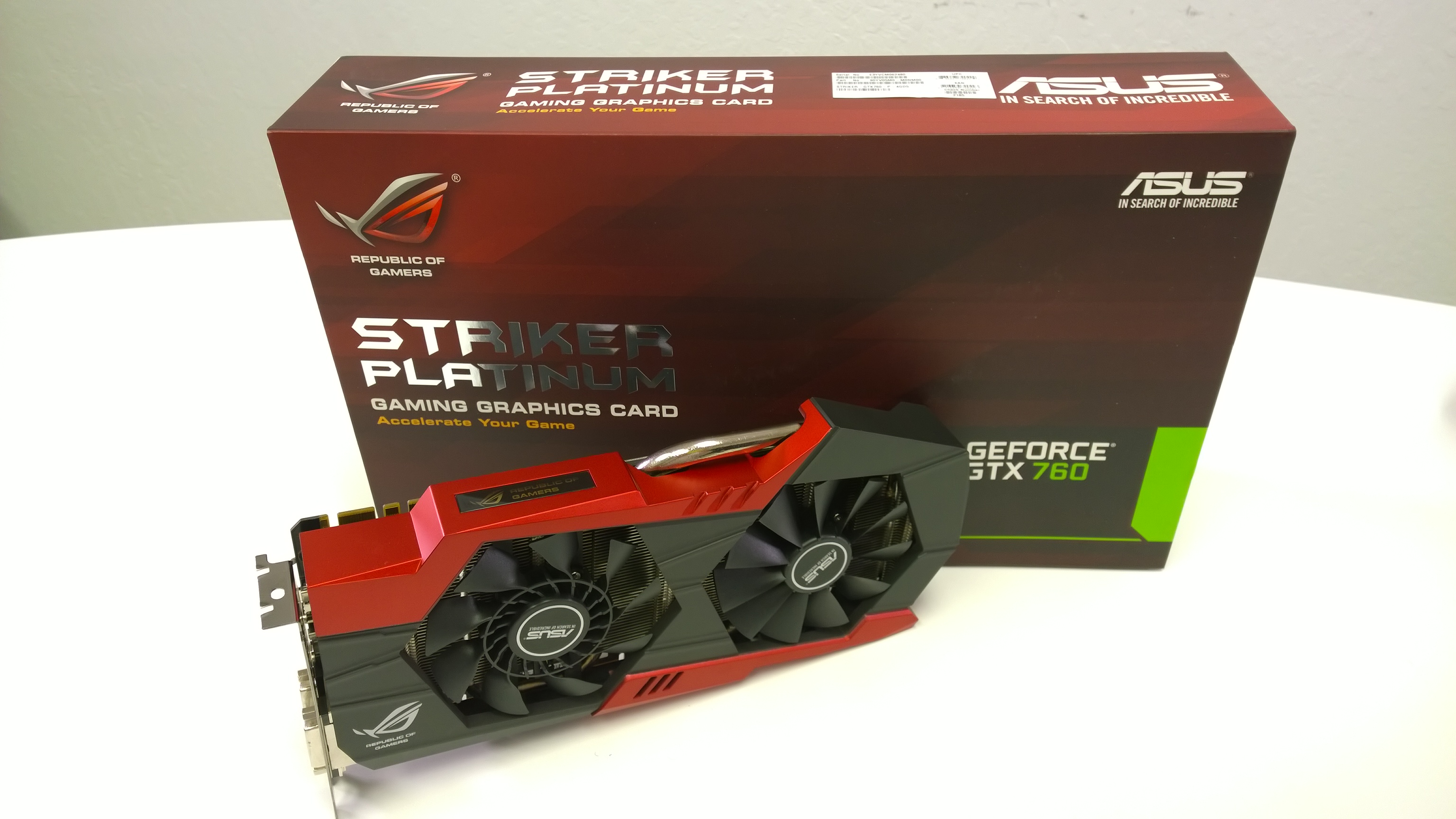 ASUS ROG STRIKER PLATINUM GTX 760 - The Gamer's Sweet Spot - Edge Up