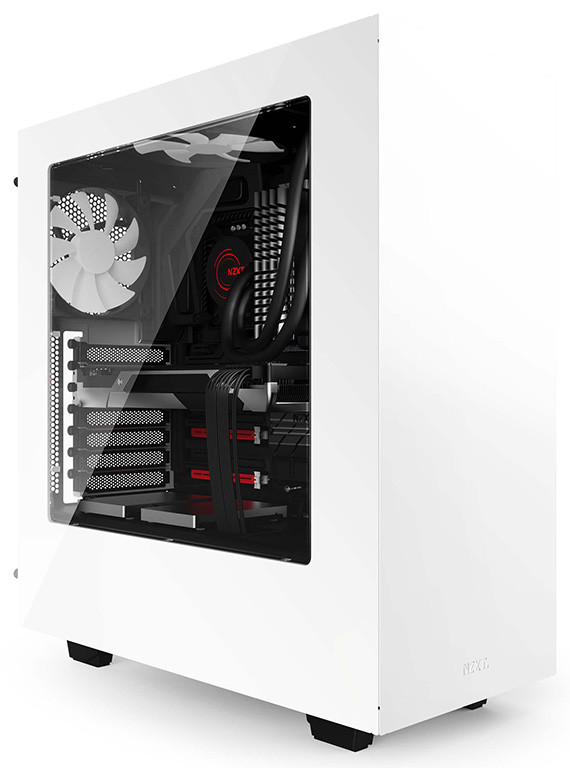 white pc case nzxt