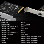 Compatible motherboards for USB 3.1 add in cards