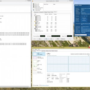 4.7 GHz 1 hour aida 64 stable cpu screenshot 3000Mhz