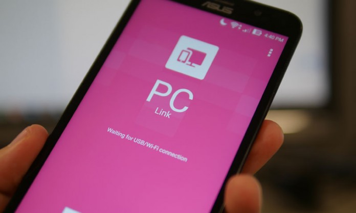 asus pc link phone not have screen on