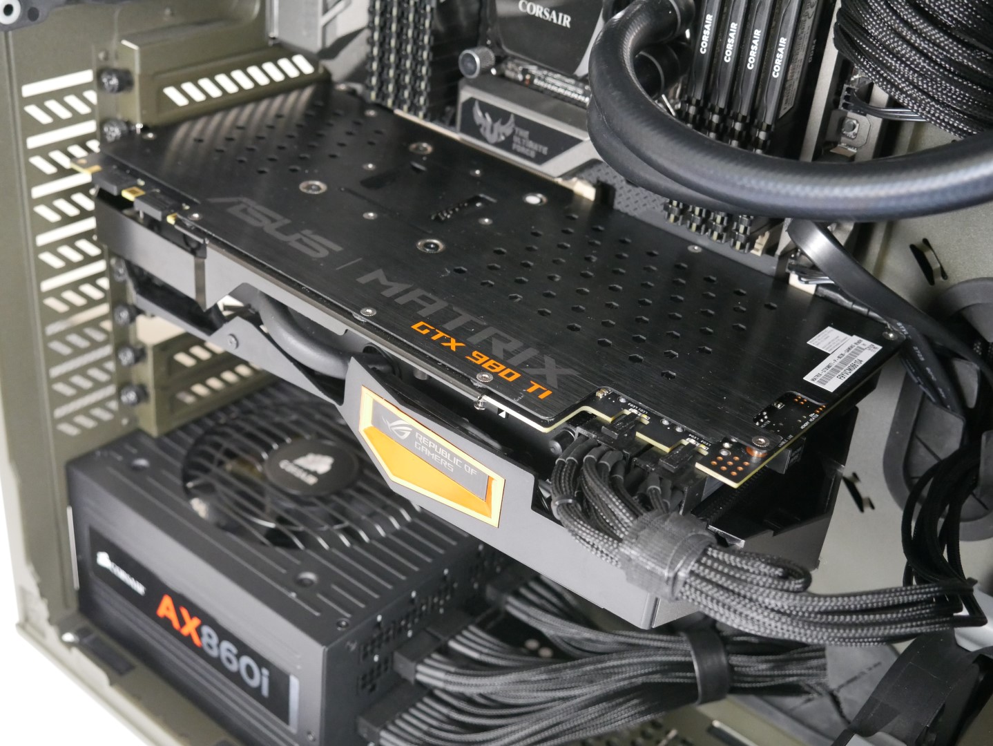 MATRIX GTX 980 Ti installed in system 