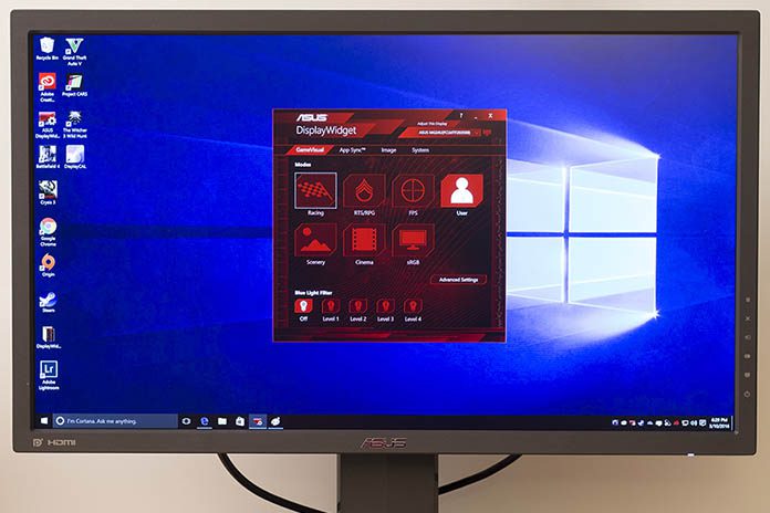 asus monitor display