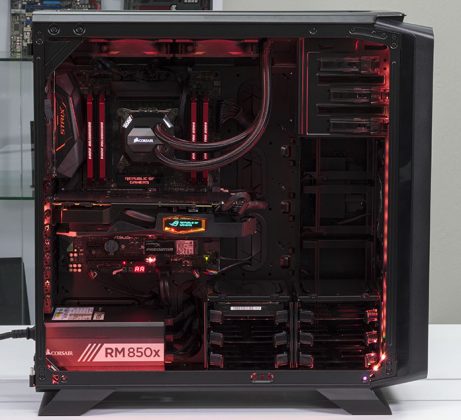 The ROG Strix X99 Gaming motherboard illuminates a Broadwell-E gaming ...