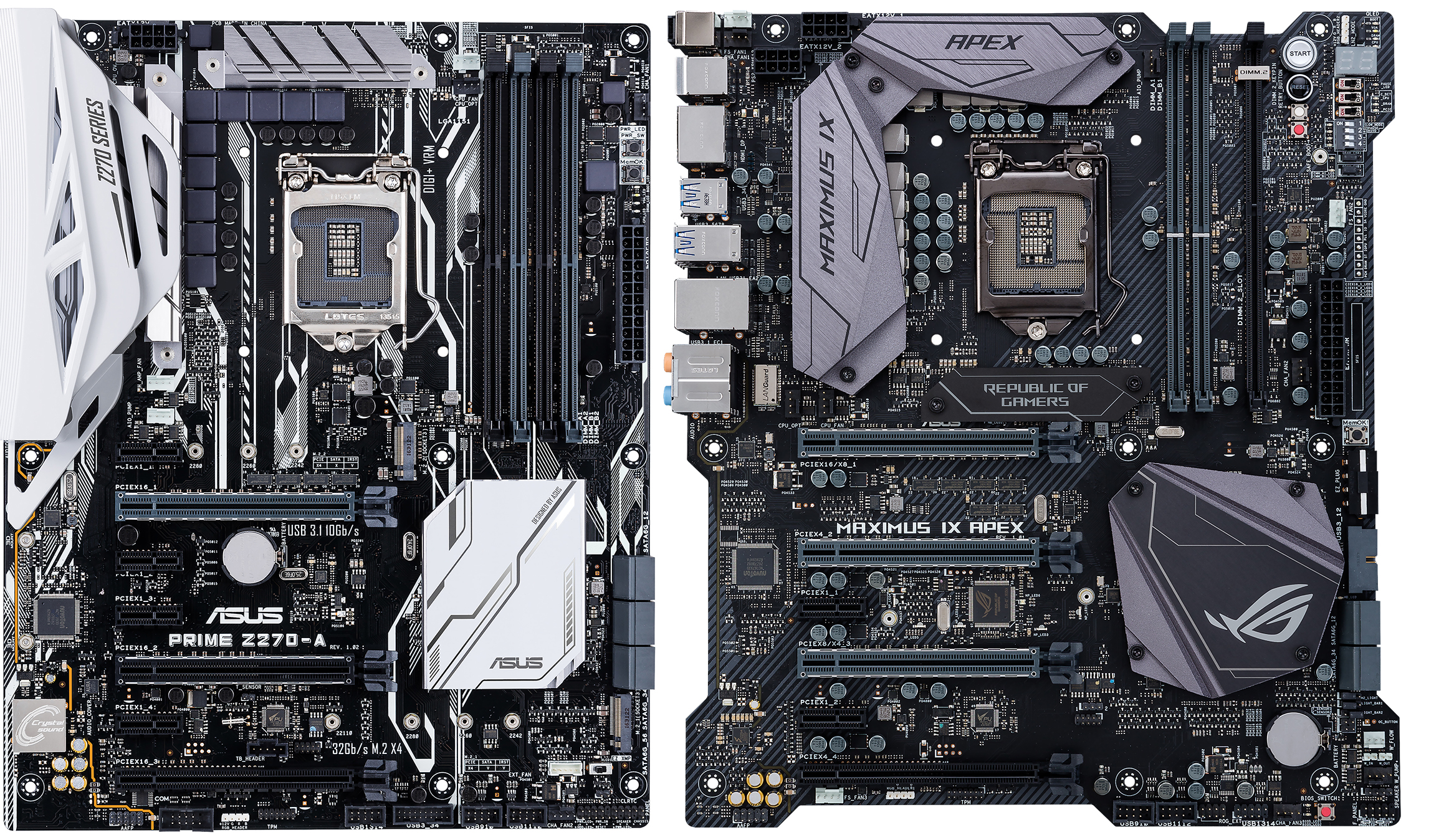 Motherboard Comparison Chart 2017