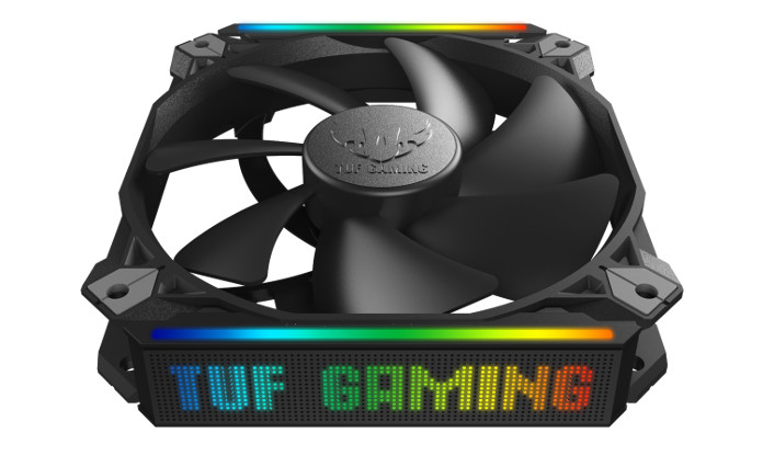 The TUF Gaming ARGB fan serves up high performance, a long life, and  configurable lighting﻿