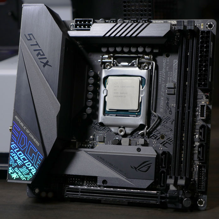 Building a pint-sized performer with the ROG Strix Z390-I