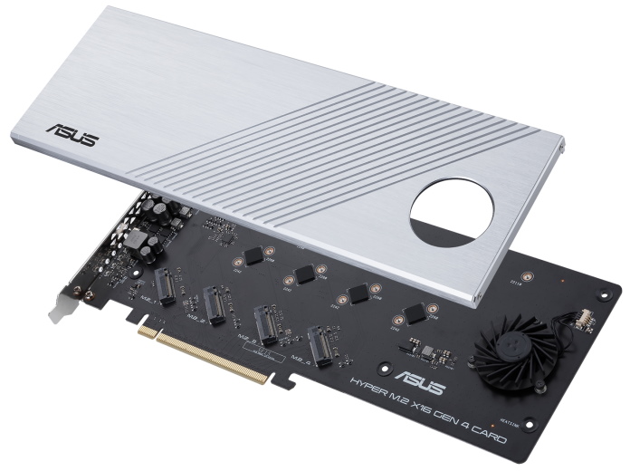 The Hyper M.2 X16 Gen 4 card takes RAID performance to the next 
