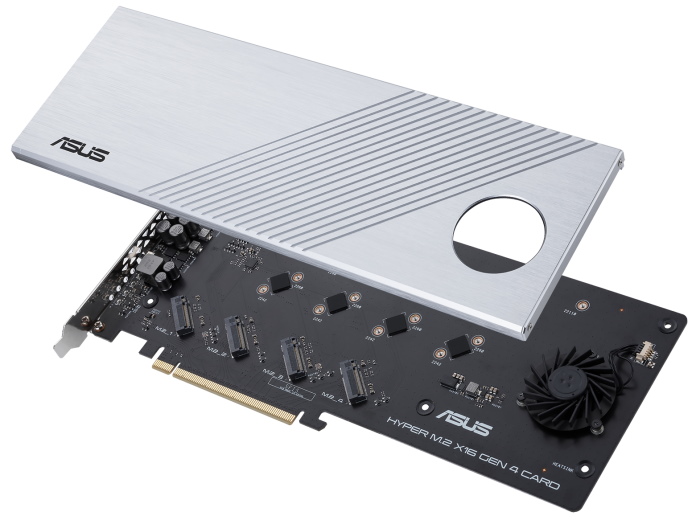 The Hyper M.2 X16 Gen 4 card takes RAID performance to the next level - Up