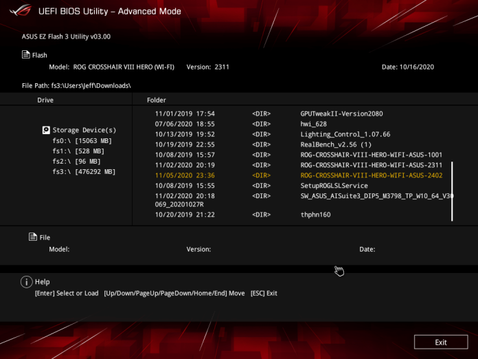 Ironisk Berri moderat Guide: Update your ASUS motherboard's BIOS for AMD Ryzen 5000-series  processors - Edge Up