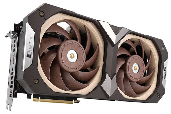 The ASUS GeForce RTX 3070 Noctua Edition graphics card is the 