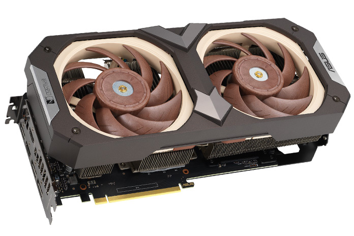 The ASUS GeForce RTX 3070 Noctua Edition graphics card is the