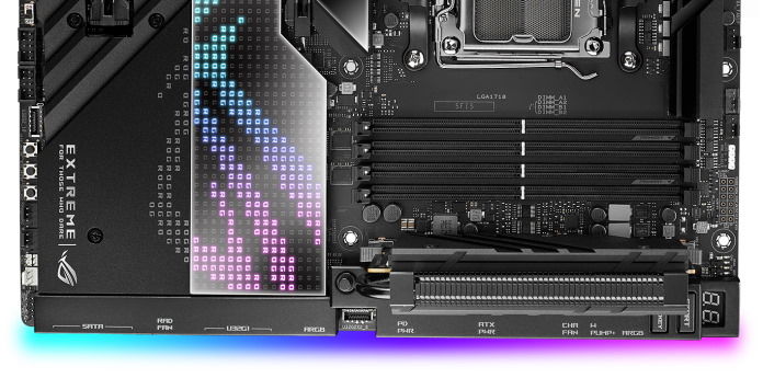 ASUS Q-Design features on motherboard