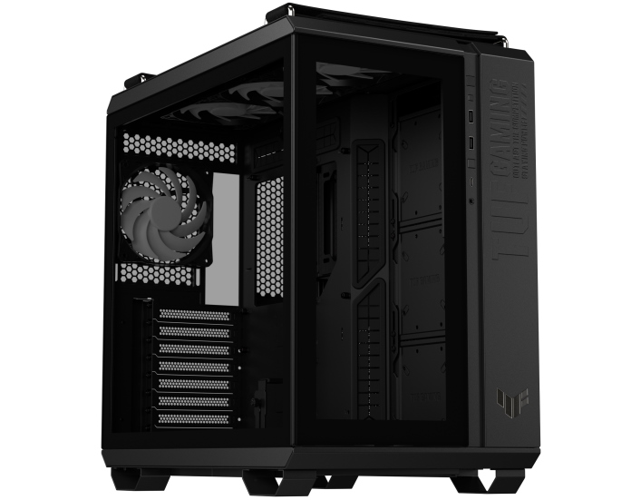 TUF Gaming GT502 Plus computer chassis with preinstalled fans