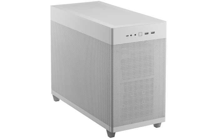 Front view of ASUS Prime AP201 MicroATX computer case