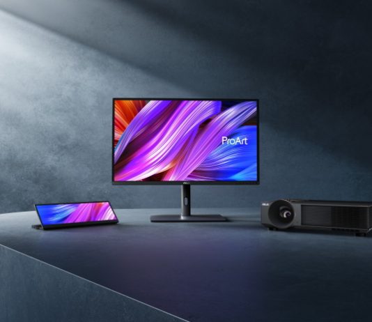 ProArt Display family on a table