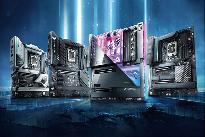 Lineup of ASUS Z790 motherboards 