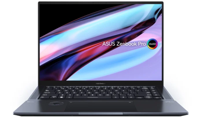Front view of the Zenbook Pro 16x OLED creator laptop