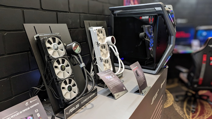 ROG AIO coolers and the ROG Hyperion PC case