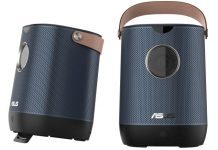 ZenBeam L2 projector from front and side views