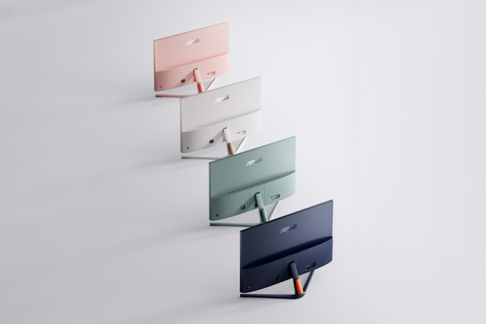All four color options of the ASUS VU series in a row on a white background