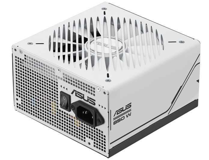 A view of the ASUS Gold Prime Series PSUs showing the fan and venting