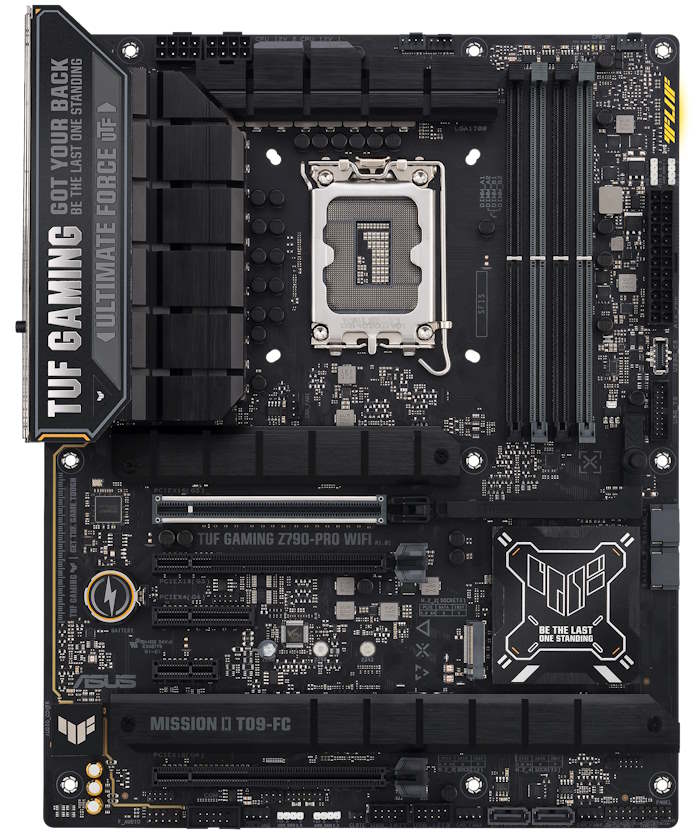 The TUF Gaming Z790-Pro WiFi motherboard
