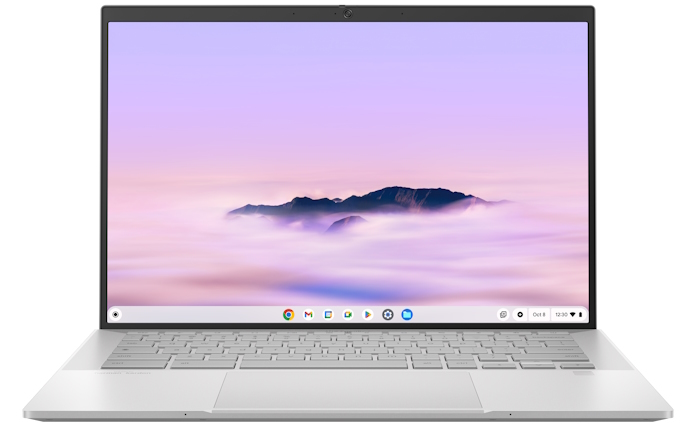 The ExpertBook CX54 Chromebook Plus from a front view 
