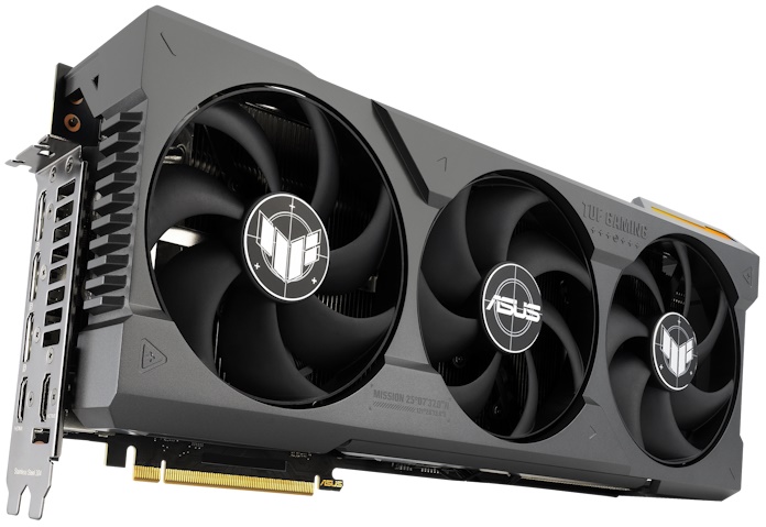 The TUF Gaming GeForce RTX 4080 SUPER graphics card 