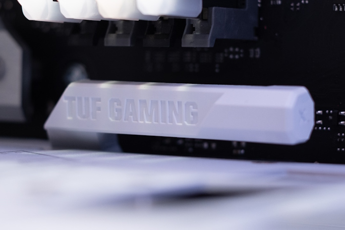 A closeup look at the TUF Gaming BTF build