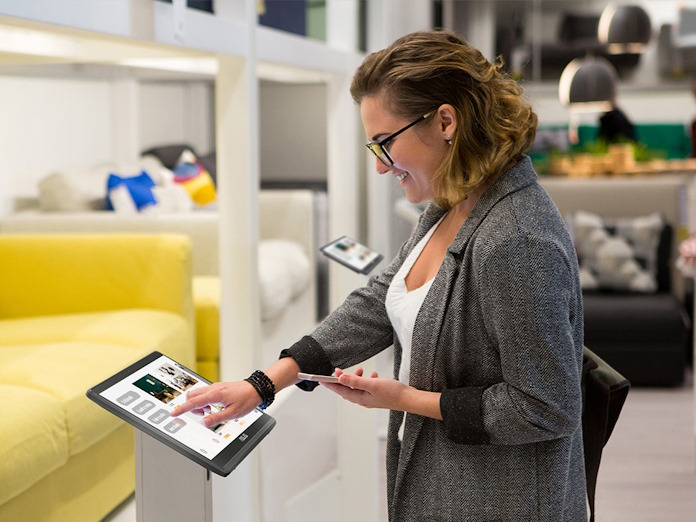 A zero-consumer using a self-service kiosk 