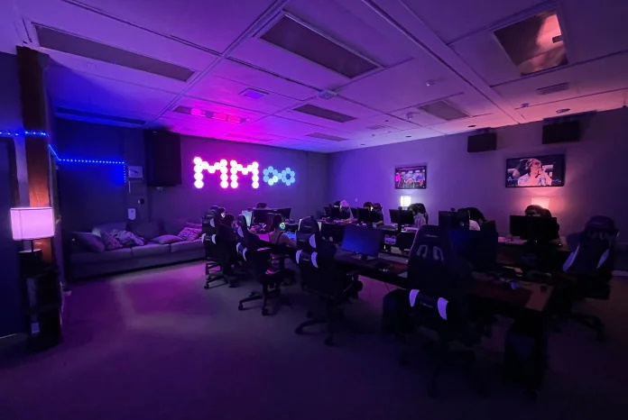 The esports lab at Mira Mesa high school