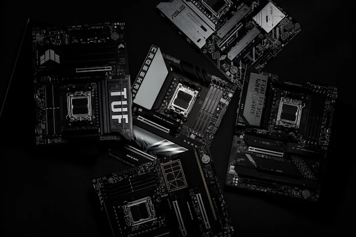 A selection of ASUS X870E/X870 motherboards