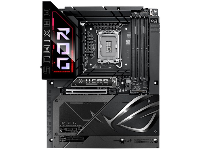 The ROG Maximus Z890 Hero BTF motherboard