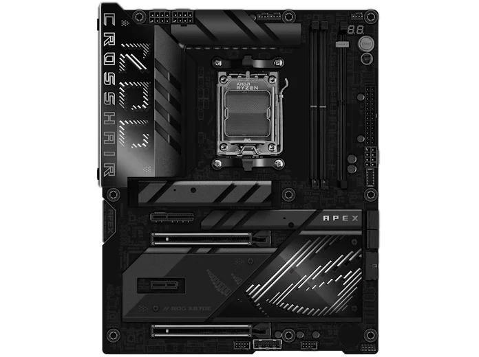 The ROG Crosshair X870E Apex motherboard