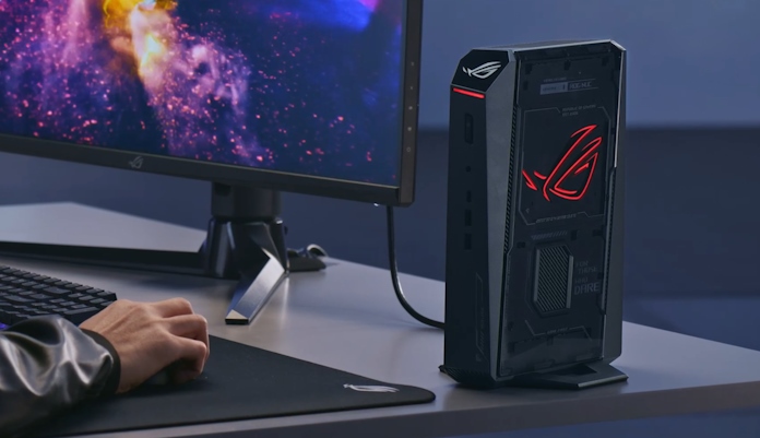 The ROG NUC in a full gaming setup