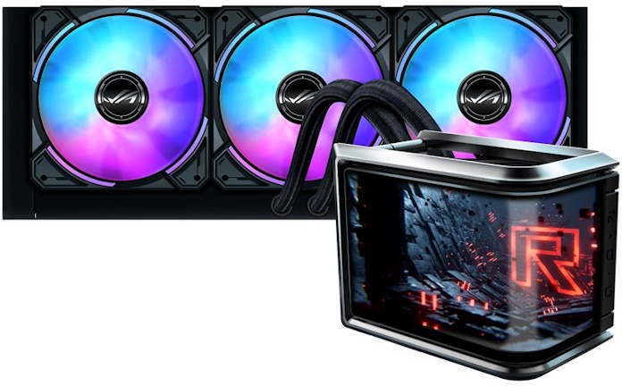 The ROG Ryuo IV AIO CPU liquid cooler