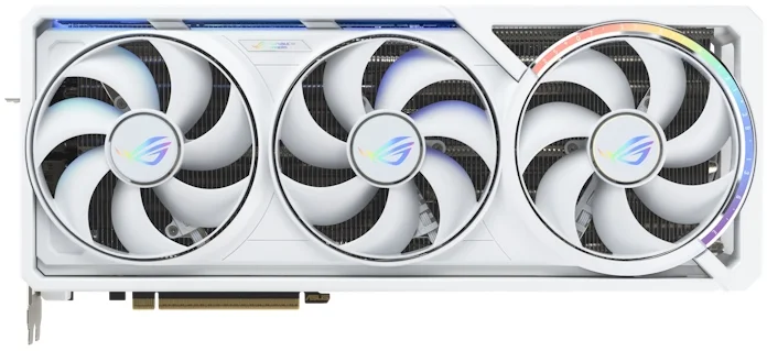 The ROG Astral GeForce RTX 5090 White Edition graphics card